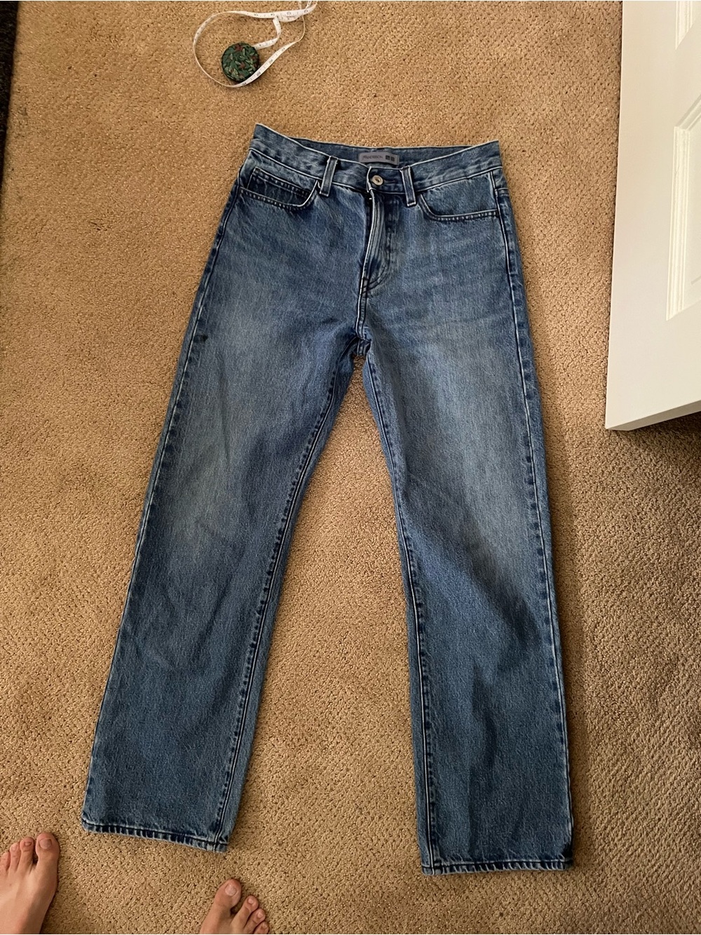 Classic JW Anderson Straight-Leg Denim Jeans, purchased in Europe. Size ~26